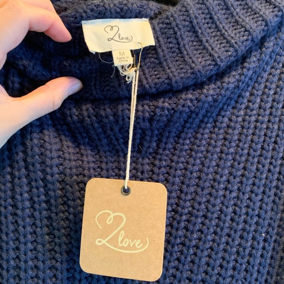 Off the shoulder knitted sweater dress - Picture 4 of 5